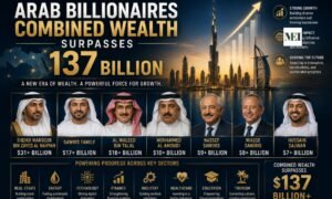 Arab Billionaires Combined Wealth Surpasses 137 Billion Dollars First Time Forbes History