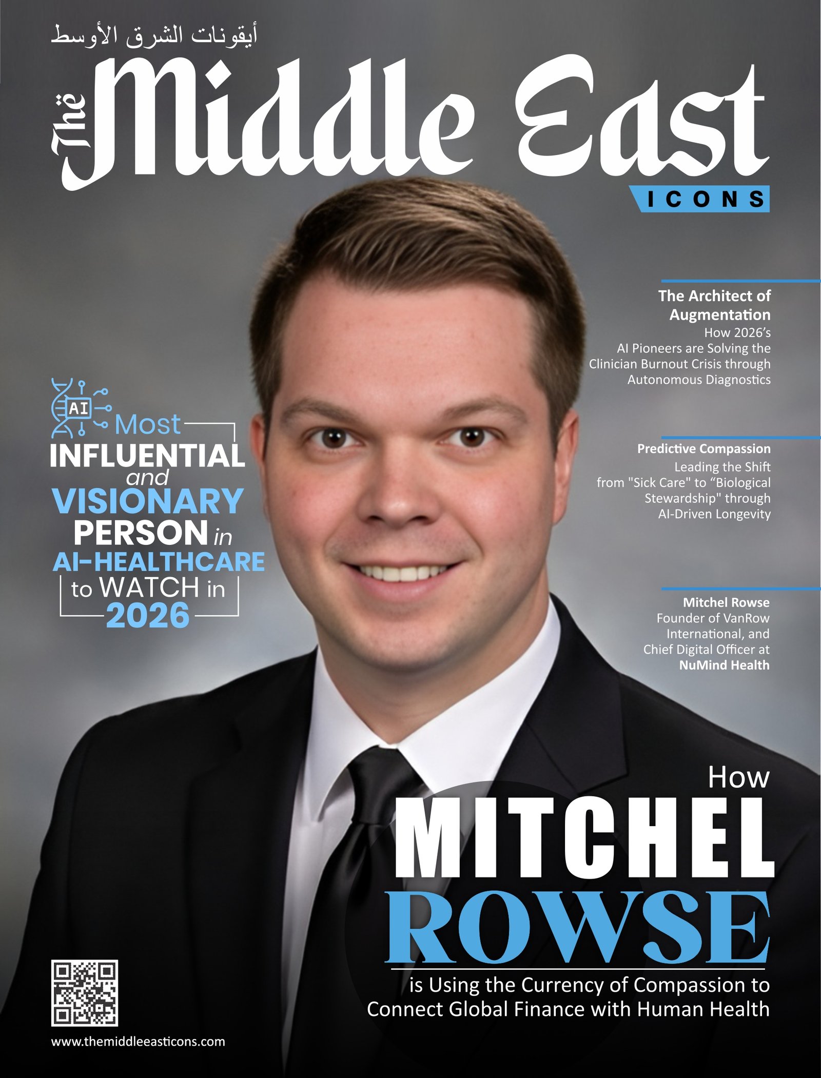 Most Influential and Visionary Person in Ai-Healthcare to Watch in 2026 - Mitchel Rowse